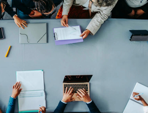 Colleagues in a meeting