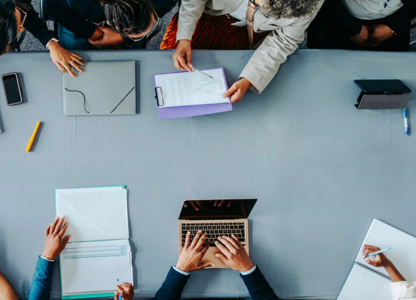 Colleagues in a meeting