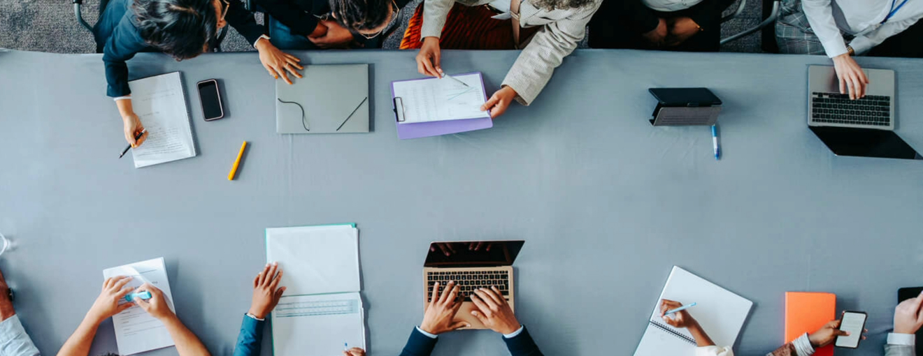 Colleagues in a meeting